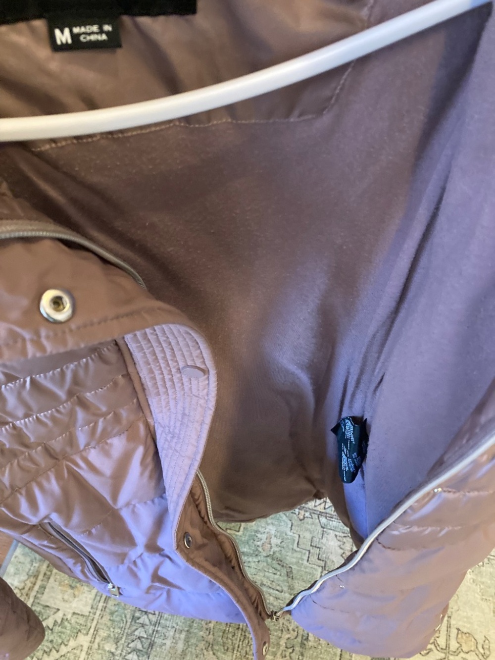 Pink winter jacket medium - Picture 3 of 4